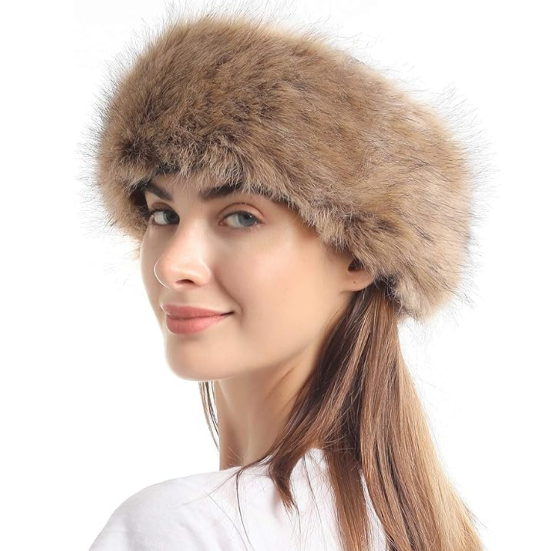 Bandeau d’hiver en fausse fourrure