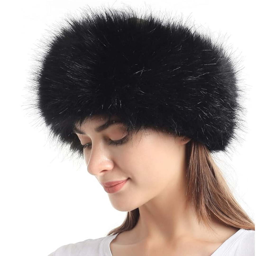 Bandeau d’hiver en fausse fourrure