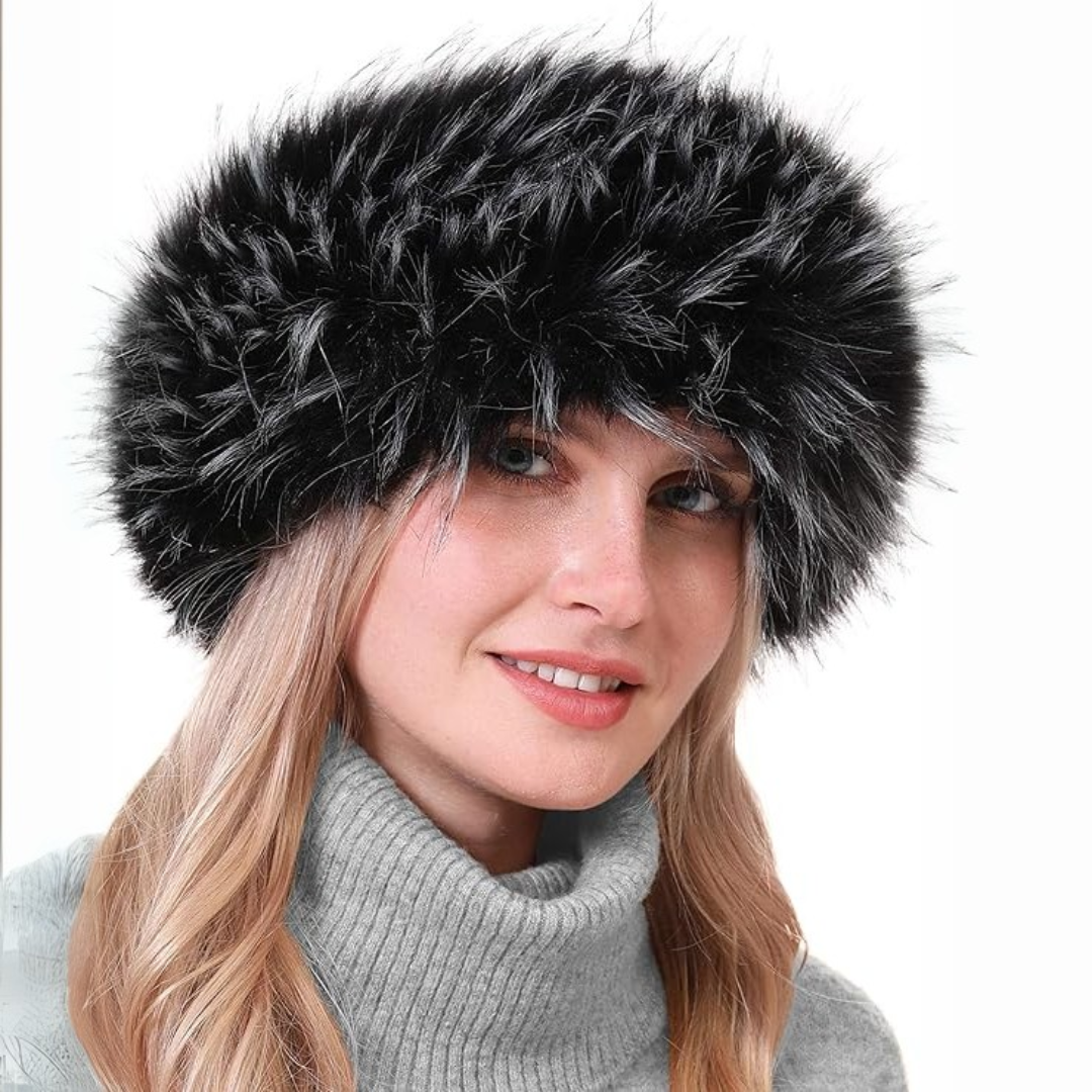 Bandeau d’hiver en fausse fourrure