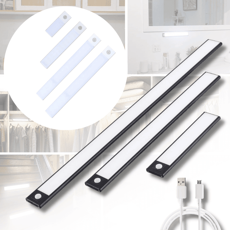Barres LED à capteur rechargeables