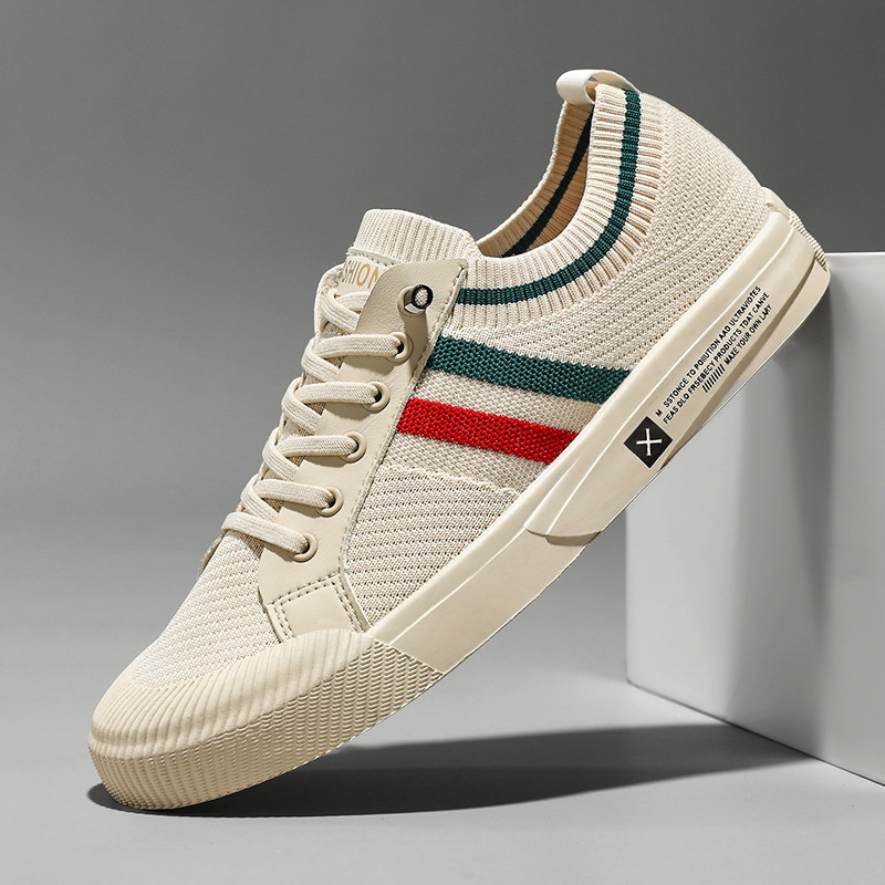 Baskets décontractées à lacets pour homme