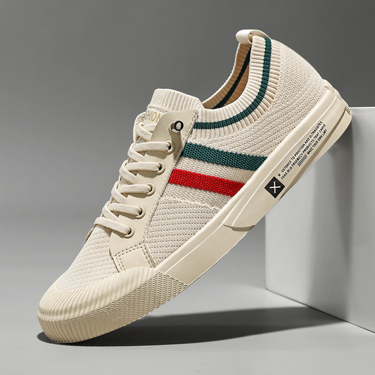 Baskets décontractées à lacets pour homme