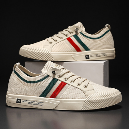 Baskets décontractées à lacets pour homme