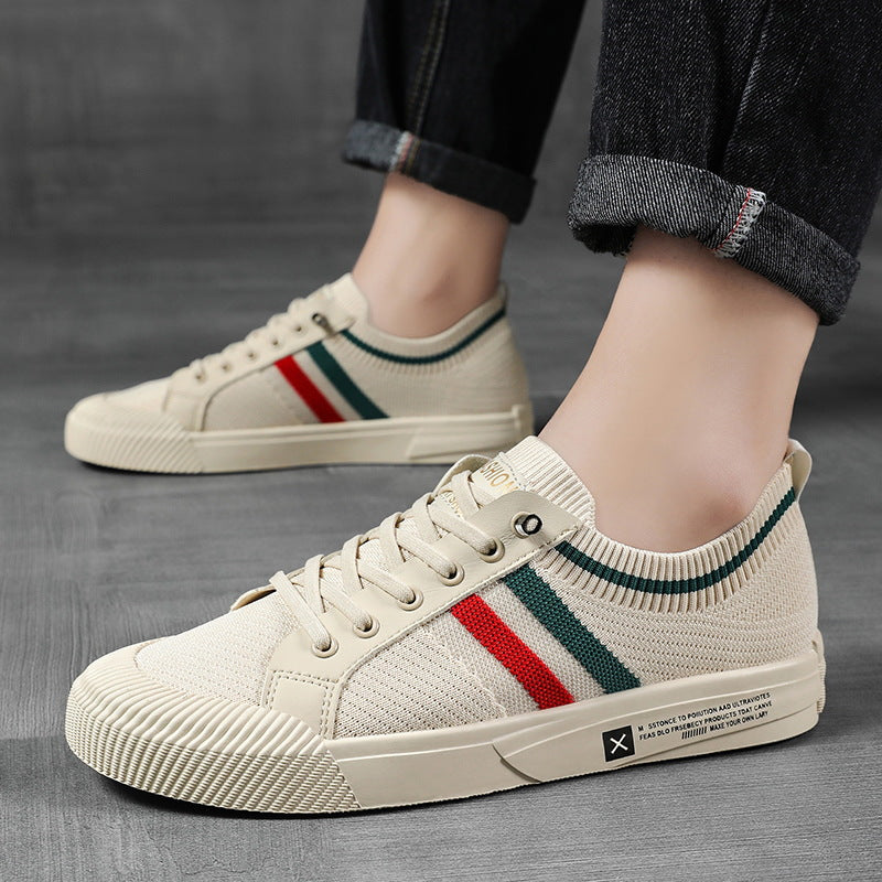 Baskets décontractées à lacets pour homme