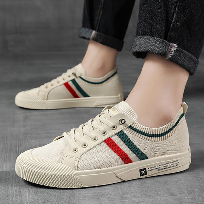Baskets décontractées à lacets pour homme