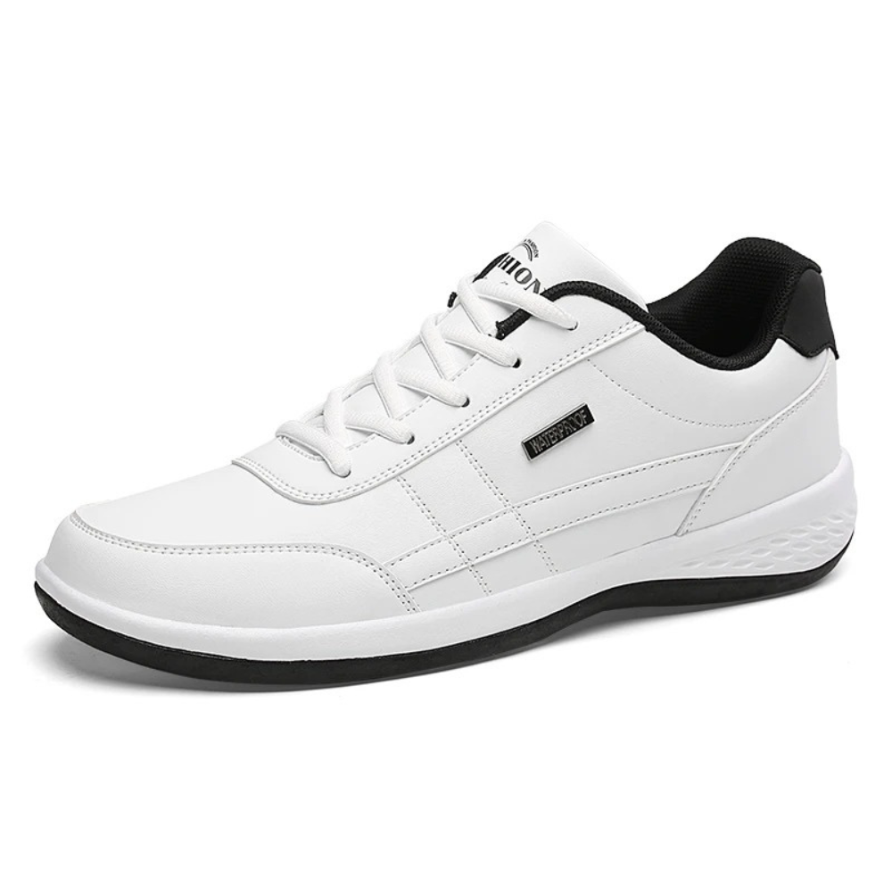 Baskets en cuir pour homme conçues pour l’équilibre