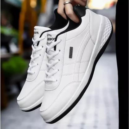 Baskets en cuir pour homme conçues pour l’équilibre