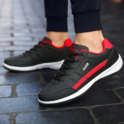 Baskets en cuir pour homme conçues pour l’équilibre