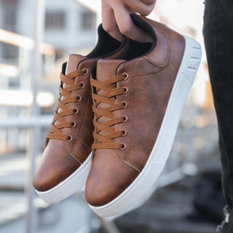 Baskets en similicuir élégantes pour homme