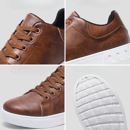 Baskets en similicuir élégantes pour homme
