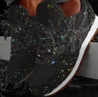 Baskets mode à paillettes pour femme, pour tous les jours