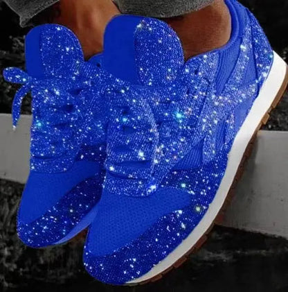 Baskets mode à paillettes pour femme, pour tous les jours