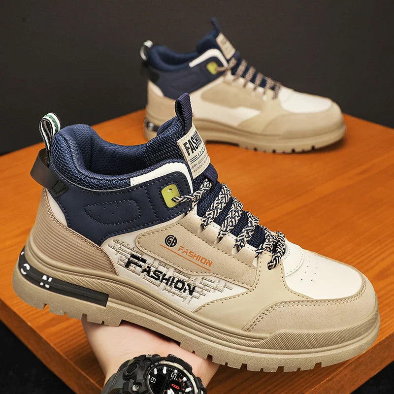 Baskets montantes orthopédiques à col rembourré pour homme