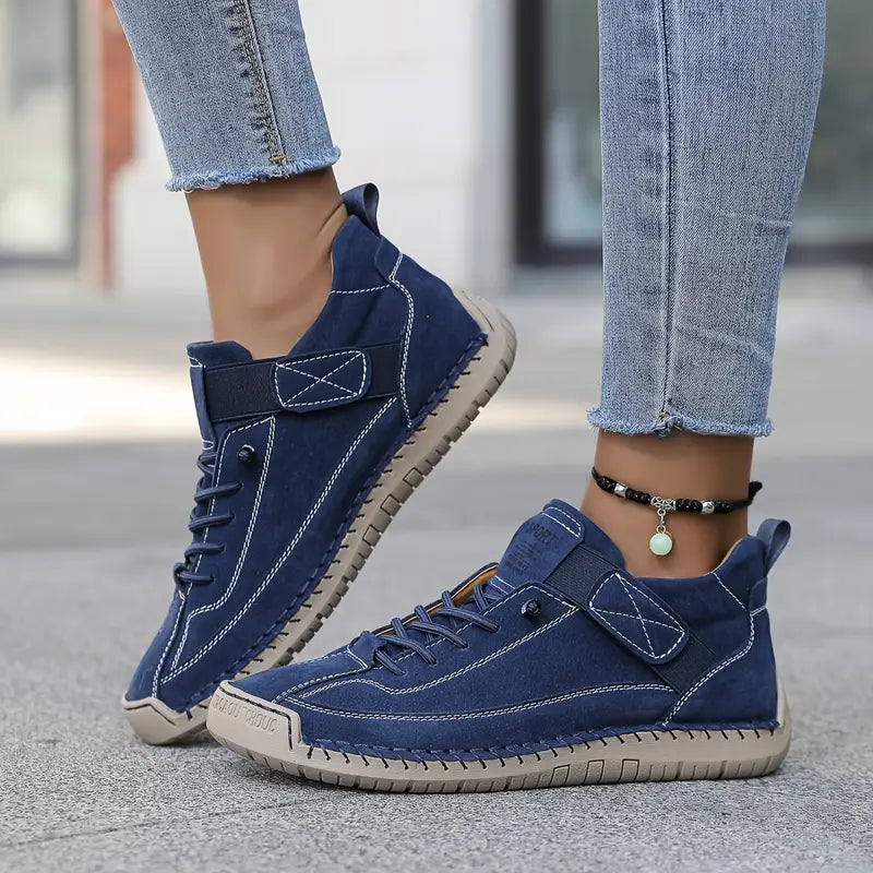 Baskets orthopédiques pour femme cousues