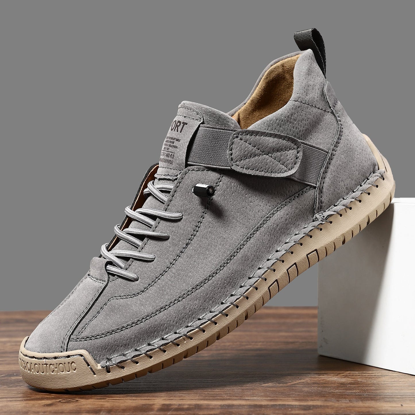 Baskets orthopédiques pour femme cousues