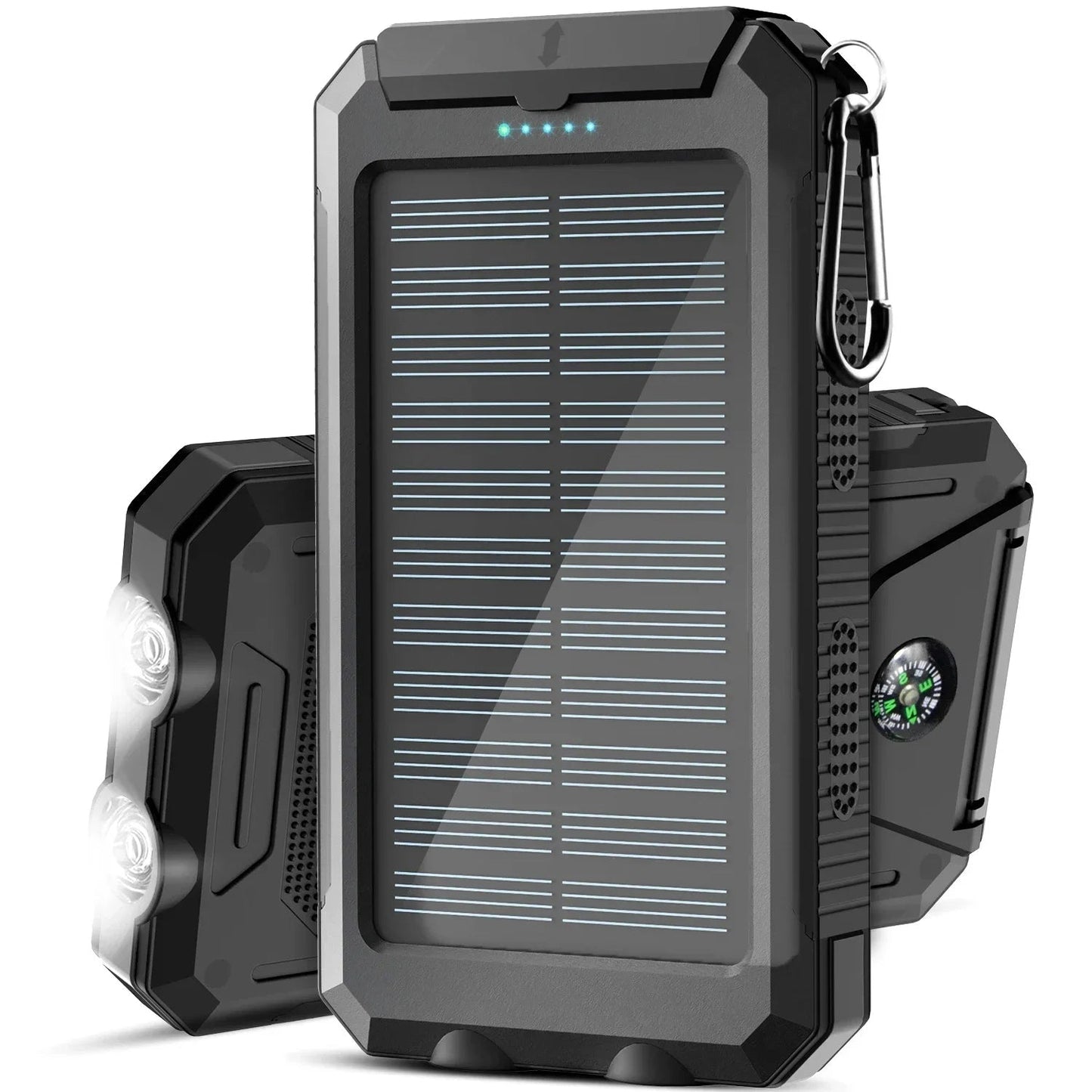 Batterie externe solaire portable et étanche IP67