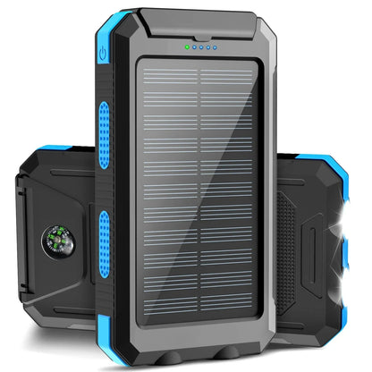 Batterie externe solaire portable et étanche IP67