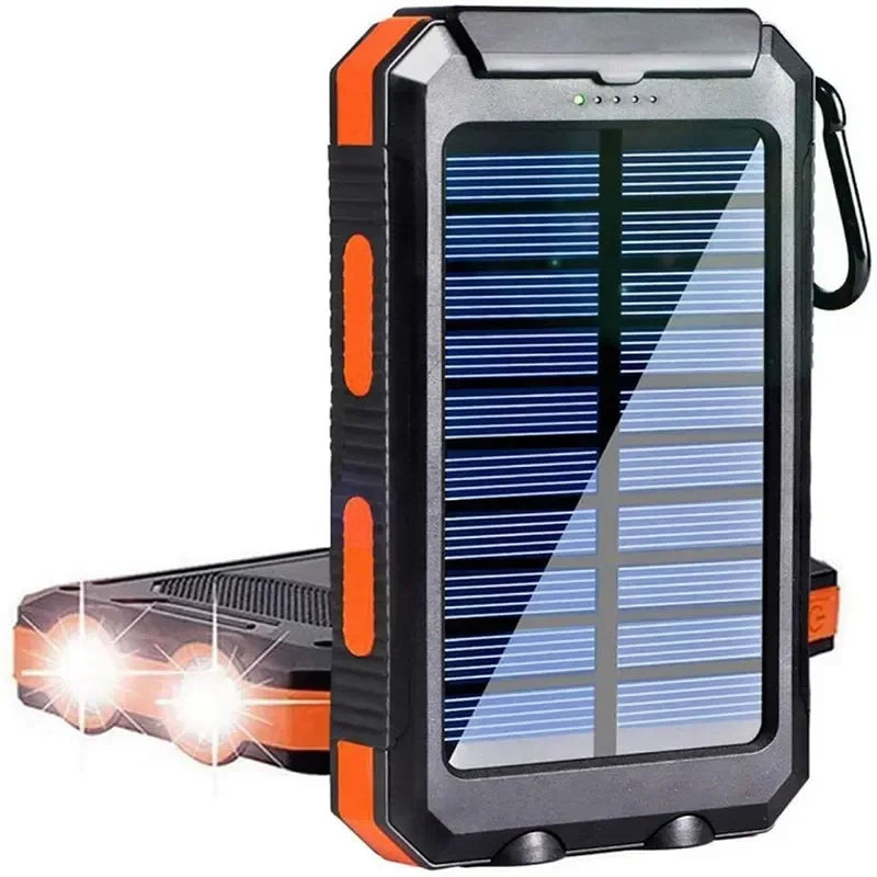 Batterie externe solaire portable et étanche IP67