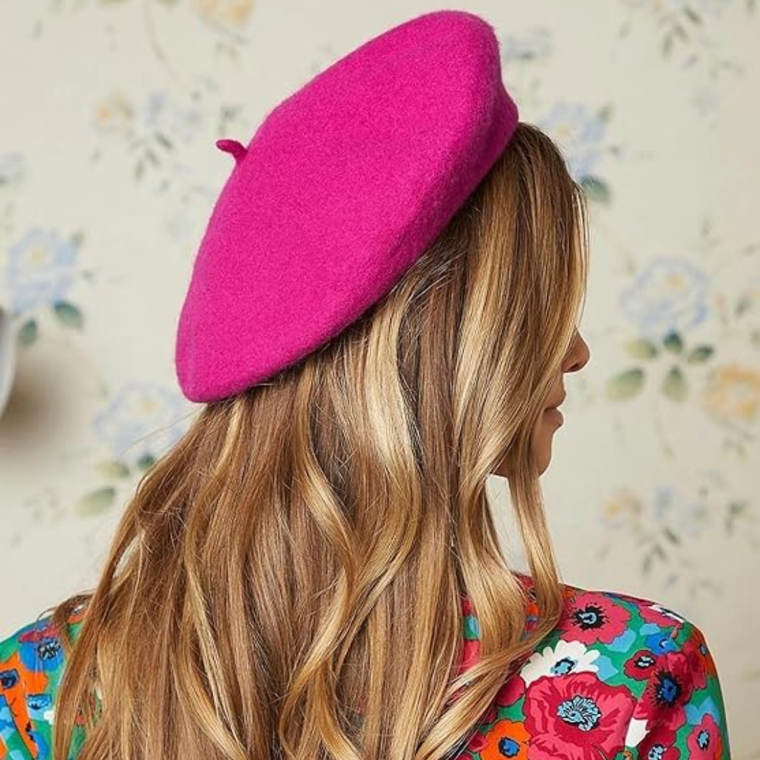 Béret français classique en laine