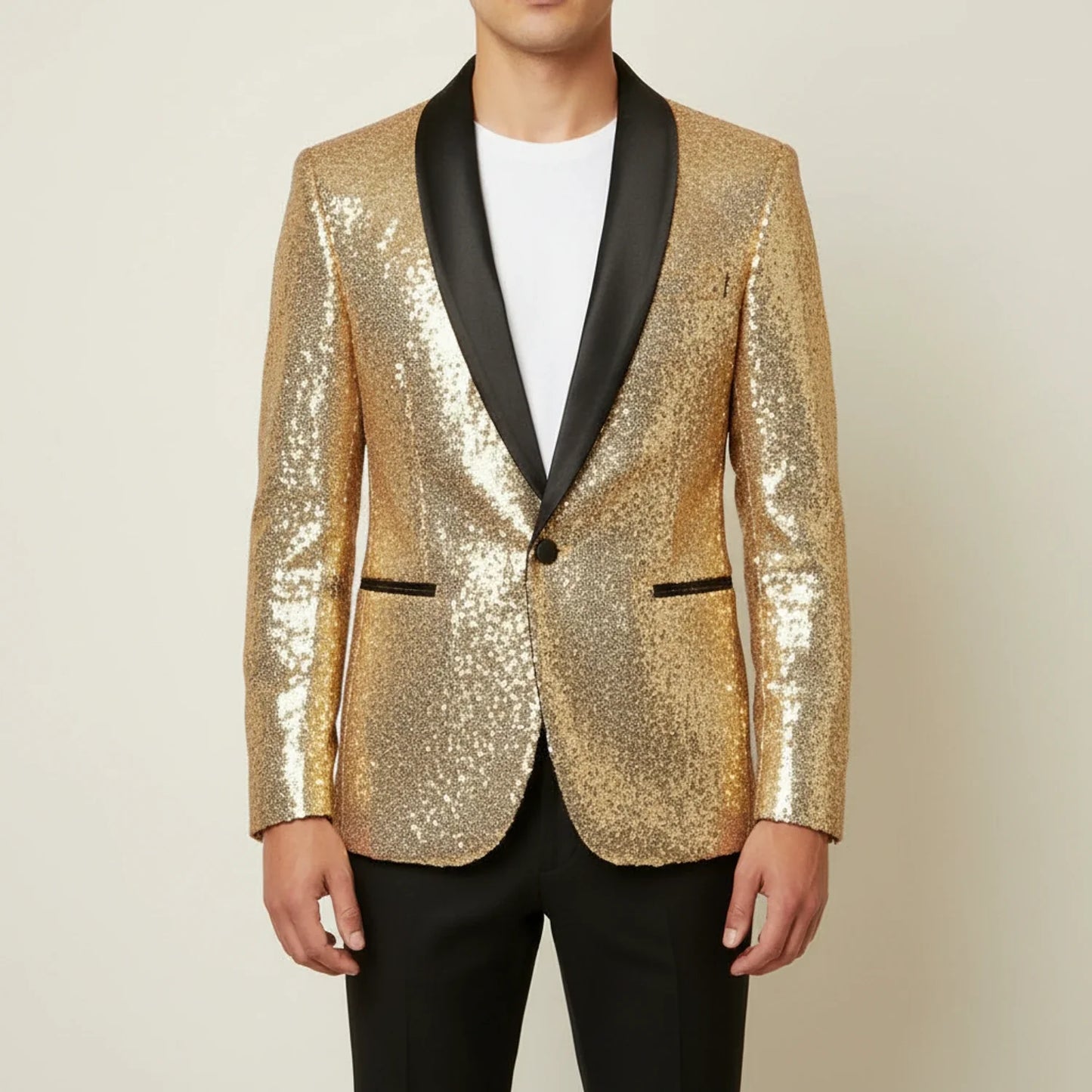 Blazer à sequins pour homme
