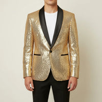 Blazer à sequins pour homme