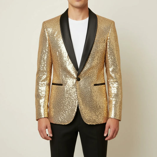 Blazer à sequins pour homme