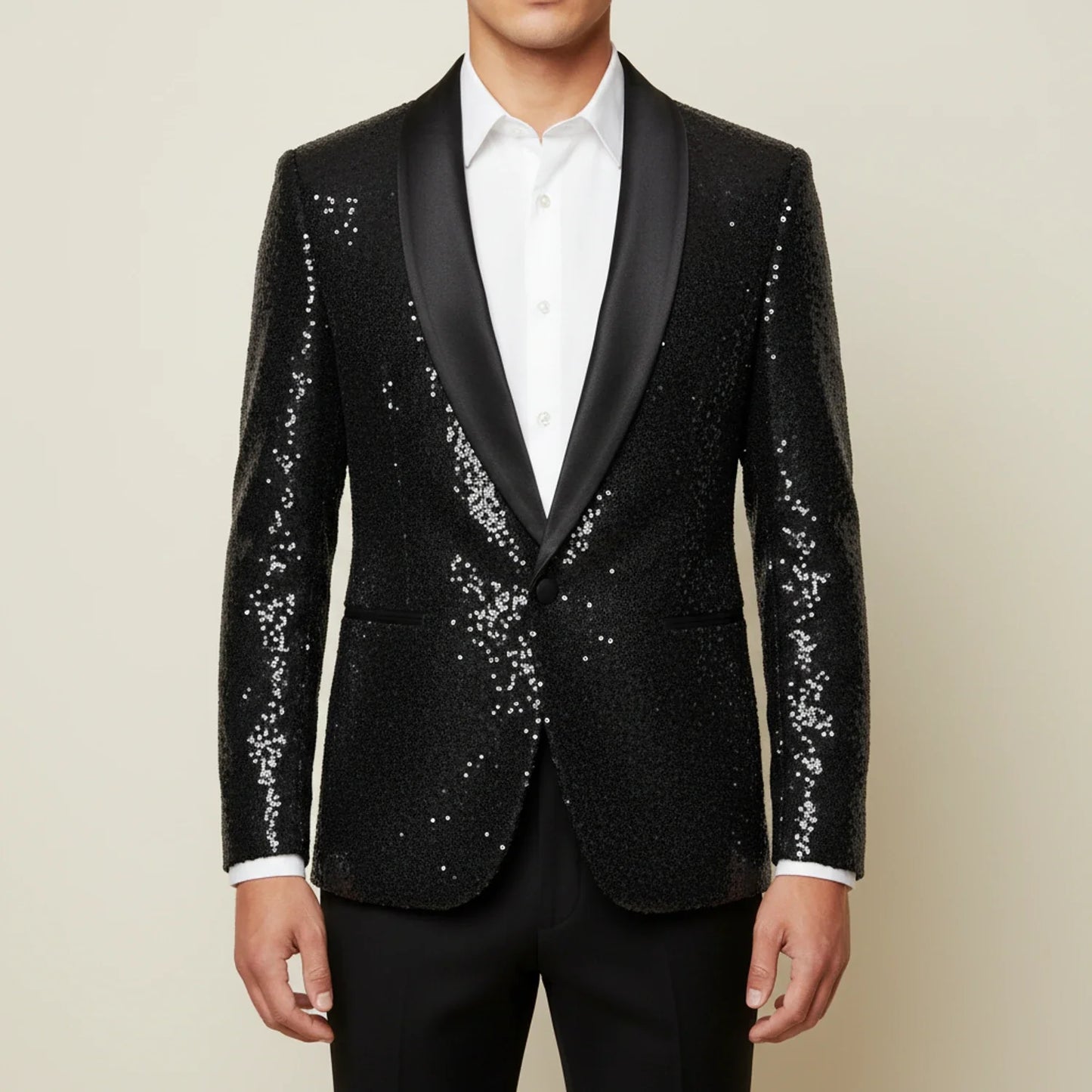 Blazer à sequins pour homme