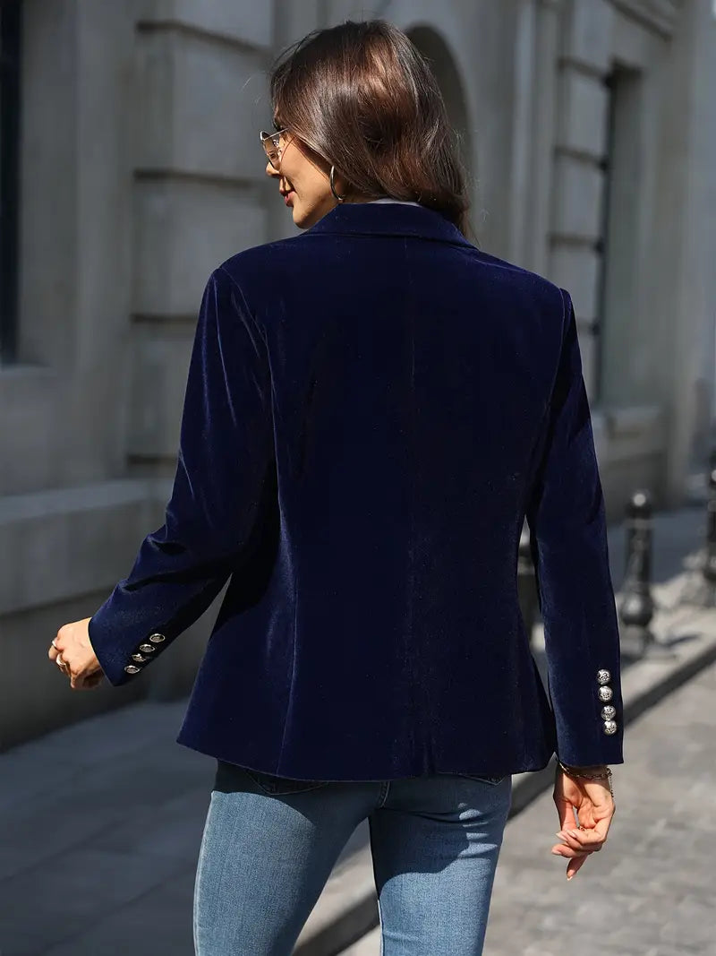 Blazer cintré à manches longues pour femme