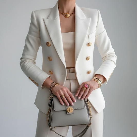 Blazer croisé femme
