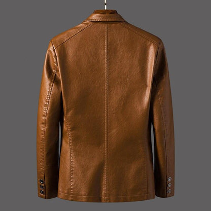 Blazer en cuir pour homme