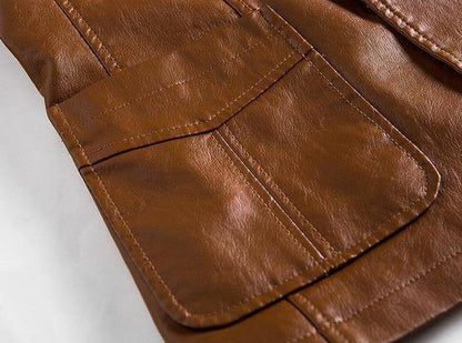 Blazer en cuir pour homme