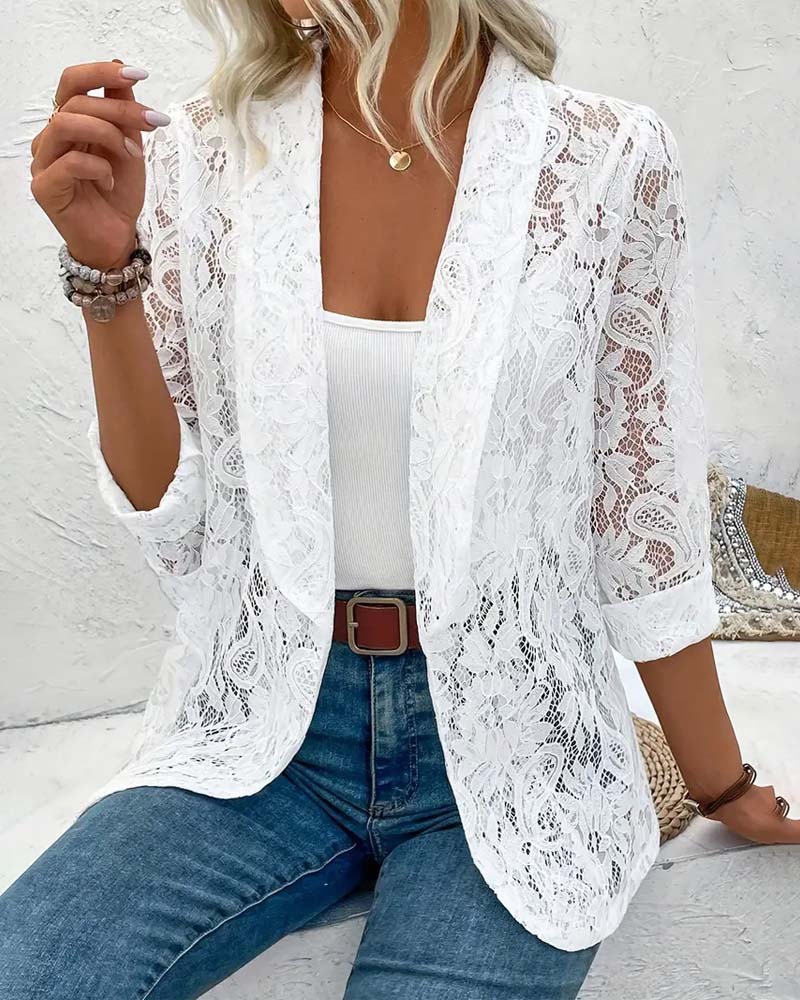 Blazer en dentelle élégant