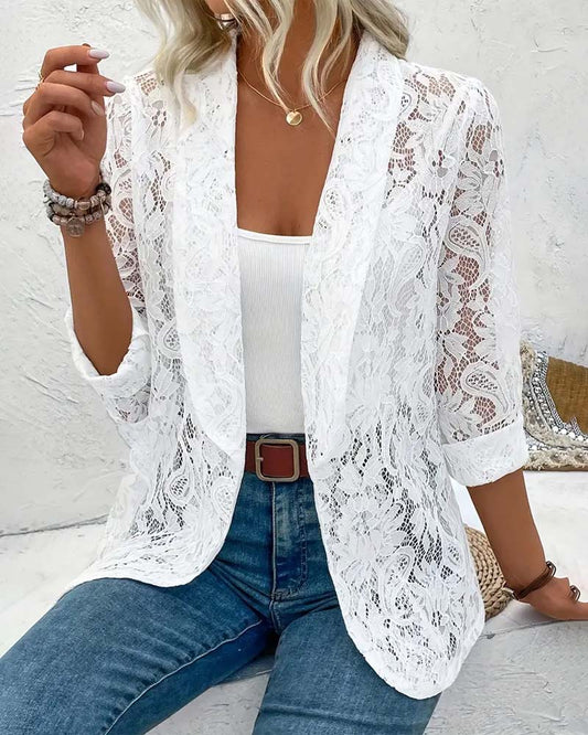 Blazer en dentelle élégant