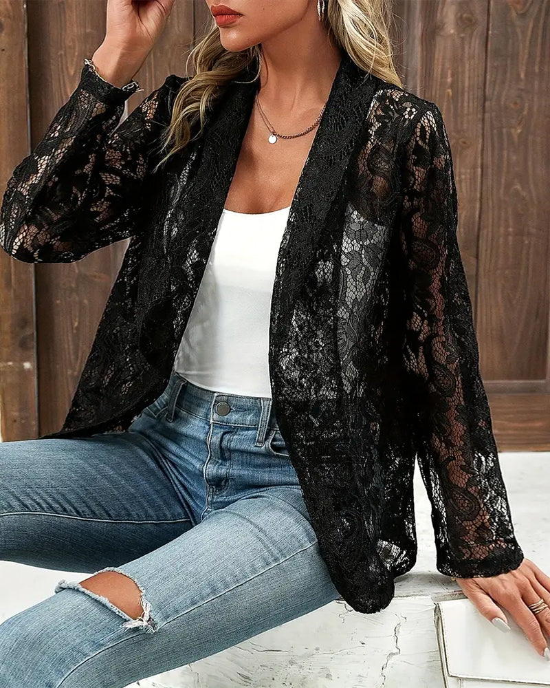 Blazer en dentelle élégant
