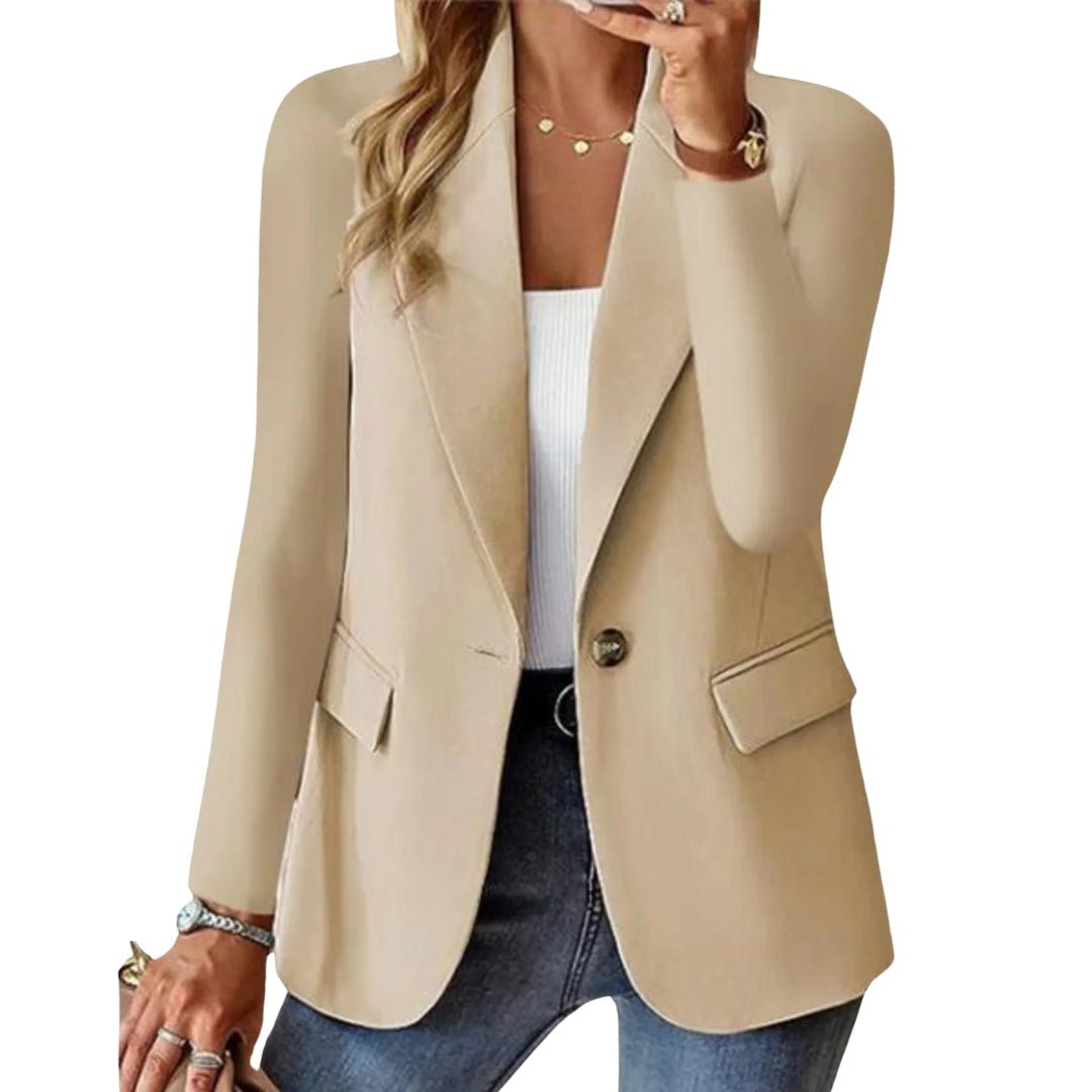 Blazer femme à manches longues