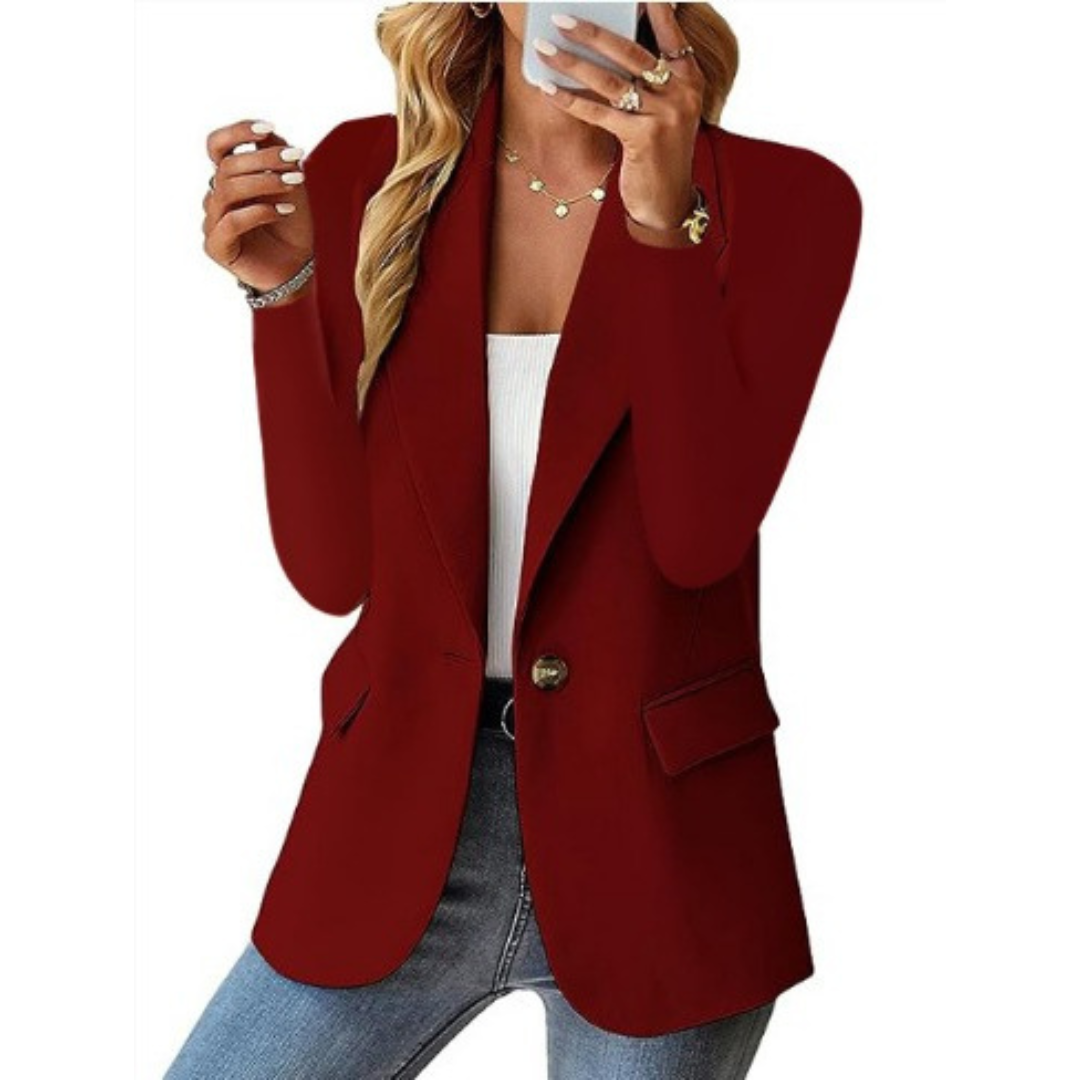 Blazer femme à un bouton