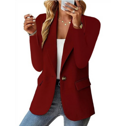 Blazer femme à un bouton