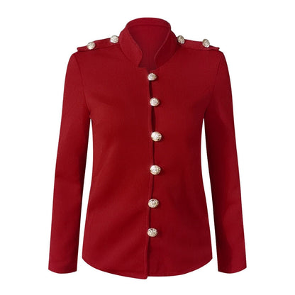 Blazer femme cintré à boutons sur le devant