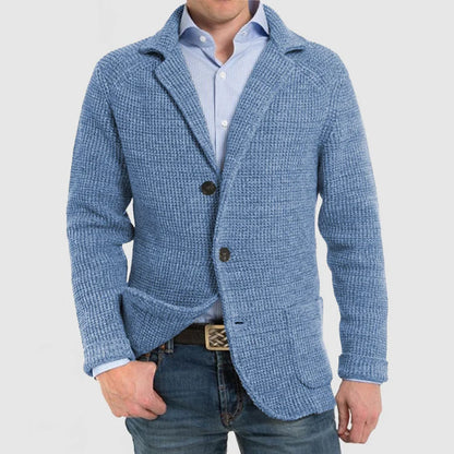 Blazer homme en maille à deux boutons