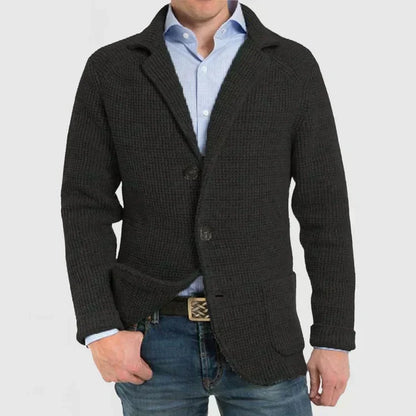 Blazer homme en maille à deux boutons