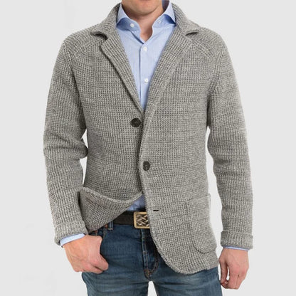 Blazer homme en maille à deux boutons