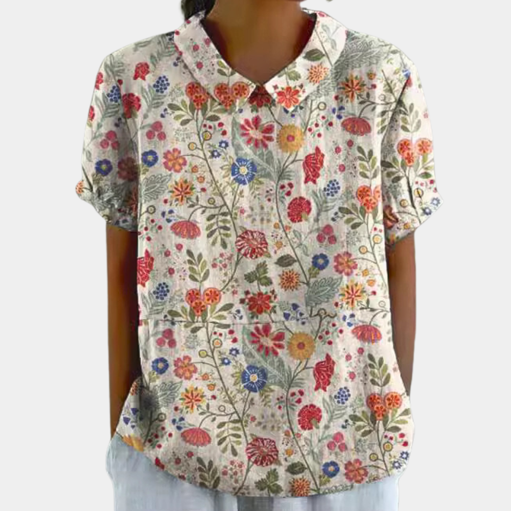 Blouse d’été colorée pour femme - confort et style