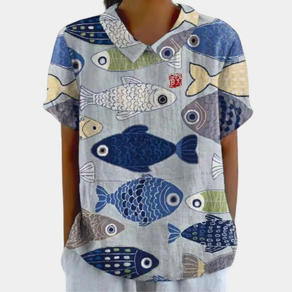 Blouse d’été colorée pour femme - confort et style