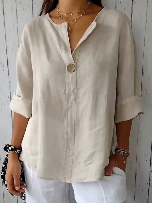 Blouse femme boutonnée