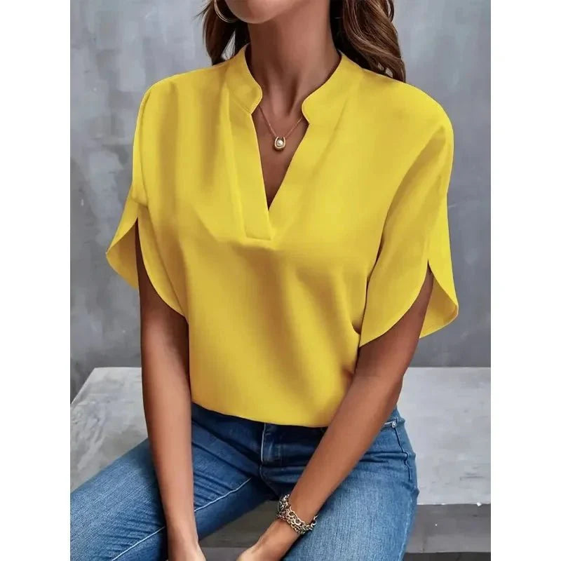 Blouse légère pour femme couvrant le ventre