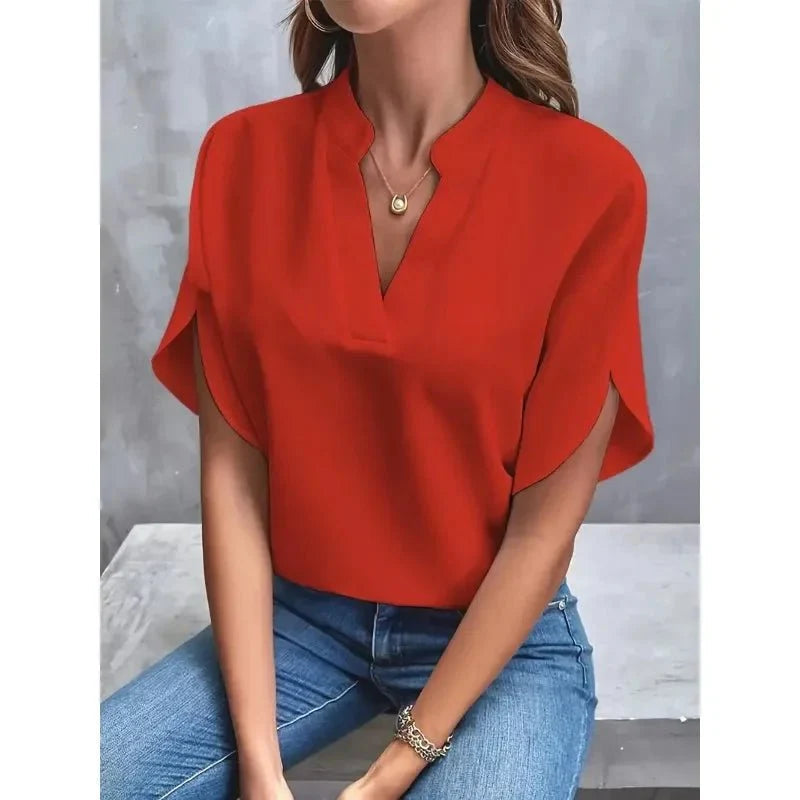 Blouse légère pour femme couvrant le ventre