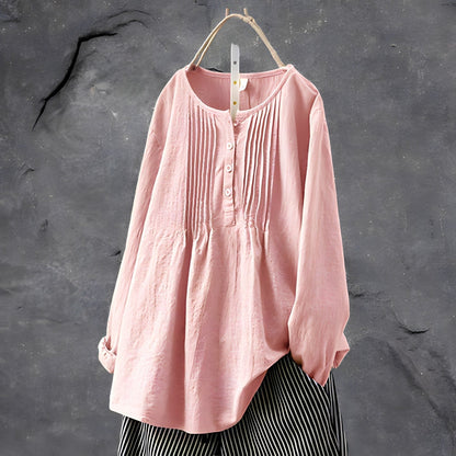 Blouse tunique femme effet ventre plat