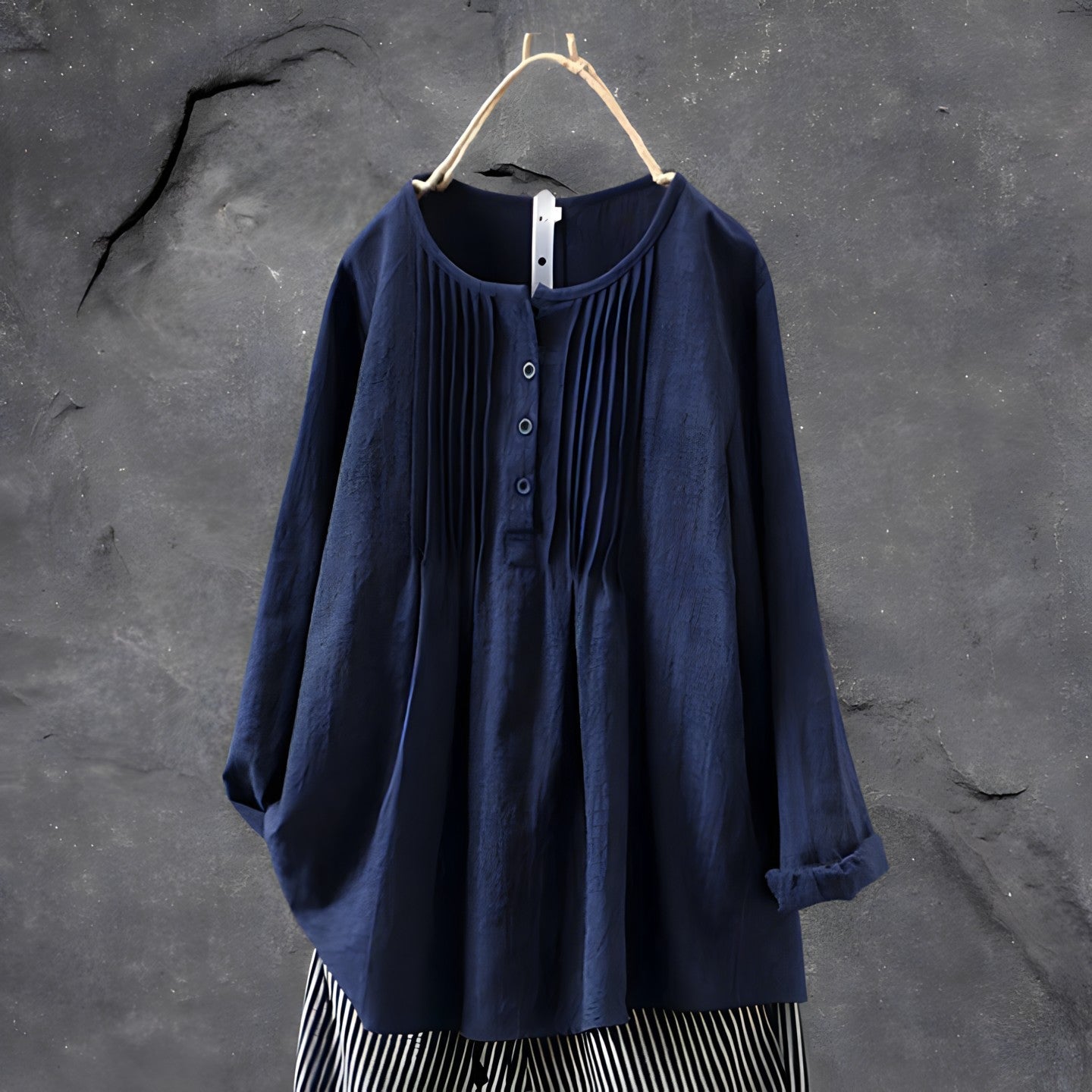 Blouse tunique femme effet ventre plat