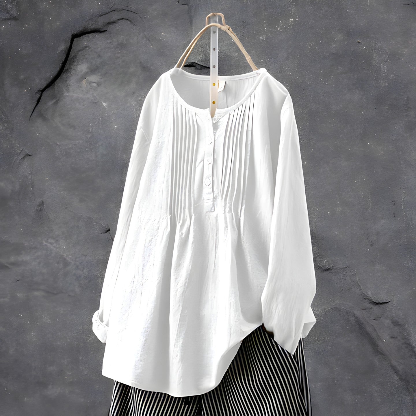 Blouse tunique femme effet ventre plat