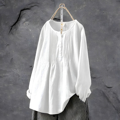 Blouse tunique femme effet ventre plat